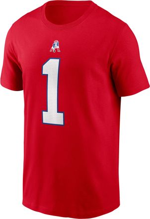 Nike A.J. Brown New England Patriots Nike Mens NFL T-Shirt in Red | N19965N8KF-L9B