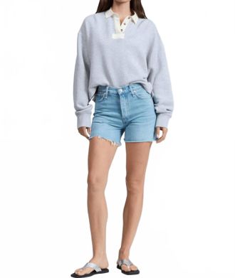 Rag & Bone Vintage Cut Off Short In Light Blue Denim