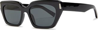 Saint Laurent Cat-eye Sunglasses - Black - One Size