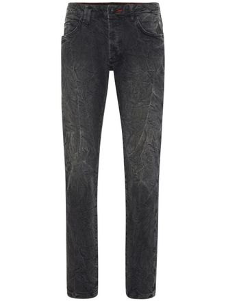 Philipp Plein Skull slim-cut jeans - Grey