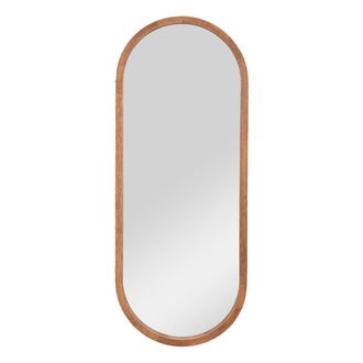 Atmosphera Atmosphera - Espejo Gianni Madera De Caucho - 35x90 Cm Cr&eacute;ateur DInt&eacute;rieur