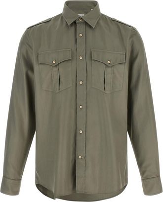 Brunello Cucinelli Green Regular Shirt