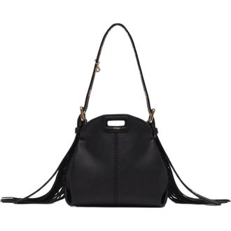 Maje Miss M micro leather bag in Black at Nordstrom, Size Medium