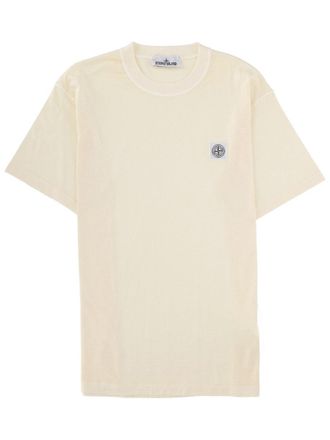 Stone Island T Shirt With Logo Patch