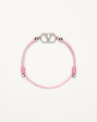 Valentino Garavani Valentino Garavani Vlogo Signature Cotton Bracelet Wo
