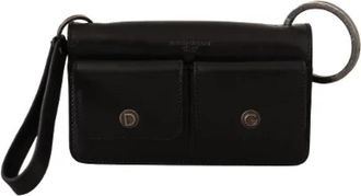 Dolce & Gabbana Pre-owned Canvas wallets - Dames - Vintage Accessoires - Zwart - ONE Size - Leer - Vintage