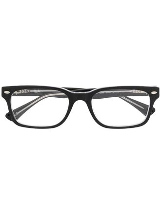 Ray-Ban RB5286 rectangular-frame glasses - unisex - Acetate - 51 - Black