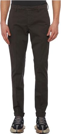 Dondup Slim Fit Broek Gaubert Model - Heren - Chinos - Grijs - W31 - Katoen - Broeken