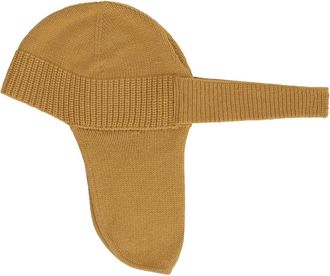 Ermenegildo Zegna Cashmere Beanie - Heren - Hoeden - Geel - ONE Size - Accessoires