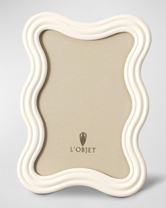 L'OBJET Ripple Enamel Photo Frame, 4 x 6