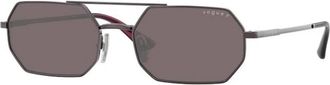 Vogue Eyewear Zonnebrillen - Dames - Zonnebrillen - Paars - 55 MM - Accessoires