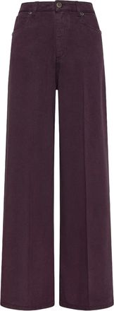 Cruna Pantaloni Taylor con cinque tasche - Rosso