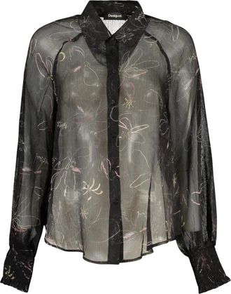 Desigual Damasco Blouse - Dames - Blouses - Zwart - L - Overhemden