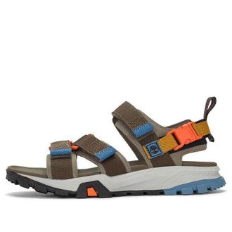 Timberland Garrison Trail Sandals Olive Green White A5TATM