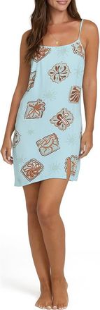 Billabong Tidal Crush Printed Minidress in Clearwater at Nordstrom, Size X-Small