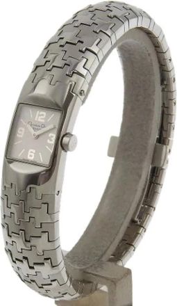 Dior Pre-owned Watches, female, White, Size: ONE SIZE Pre-owned Diophilic Watch D96-100 Stainless Steel Quartz