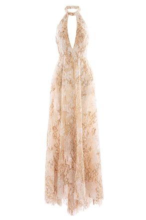 Saiid Kobeisy Embroidered Long Dress