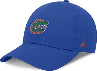 Nike Jordan Mens Florida Classic Club Jordan Brand College Adjustable Hat in Blue | JC014EVUFN-HAP