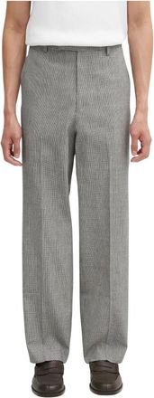 Visvim Broeken, Heren, Grijs, L, Wol, Wide Slacks Santome