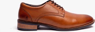 Hush Puppies Damien Heren Formele Veterschoenen Tan