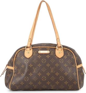 Louis Vuitton Pre-owned Vintage Monogram Shoulder Bag - Dames - Vintage Schoudertas - Bruin - ONE Size - Vintage