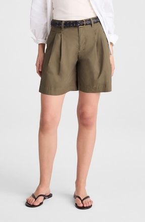 Madewell The Everyday Trouser Shorts in Faded Ivy at Nordstrom, Size 16