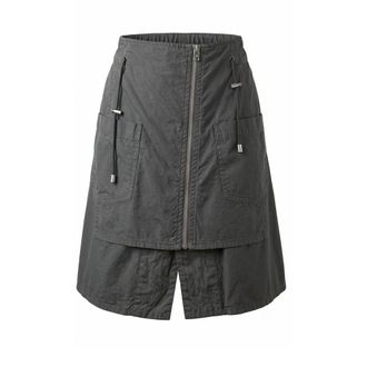 Mr & Mrs Italy Grey Cotton Women Womens Skirt