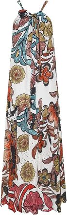 Pearl & Caviar broderie maxi dress - White