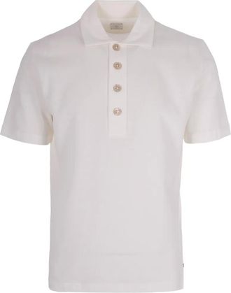 Eleventy buttoned polo shirt - men - Cotton - S - White