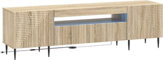 vidaXL Mueble De Tv Led Roble Sonoma Madera De Ingenier&iacute;a Vidaxl