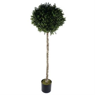 Leaf 140cm Buxus Ball Artificial Tree UV Resistant Outdoor Topiary in Green