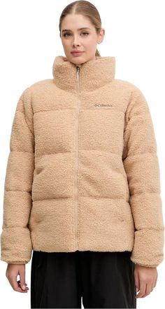 Columbia Puffect Sherpa Jacket - Sport - Mujer - Beige - XS