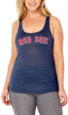 Soft As A Grape Womens Soft as a Grape Navy Boston Red Sox Plus Size Swing for the Fences Racerback Tank Top at Nordstrom, Size 1X