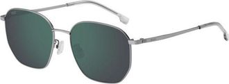 BOSS Boss 1673/F/SK Asian Fit R81/MT Mens Sunglasses Silver Size 57