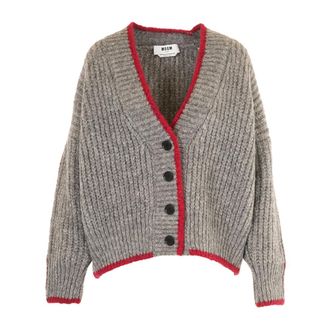 Msgm Msgm, Dames, Truien, Grijs, Maat: M