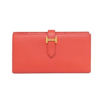 Herm&egrave;s Bearn Epsom Leather Long Wallet (Bi-Fold) (Pre-Owned)