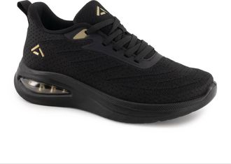 Andrea WomenS Casual Athletic Sneakers With Cushioned Sole In Black