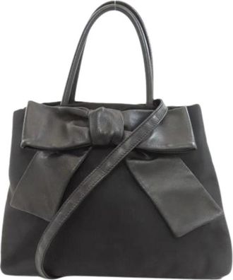 Prada Pre-owned Vintage Nylon Handbag - Dames - Vintage Handtas - Zwart - ONE Size - Nylon - Vintage