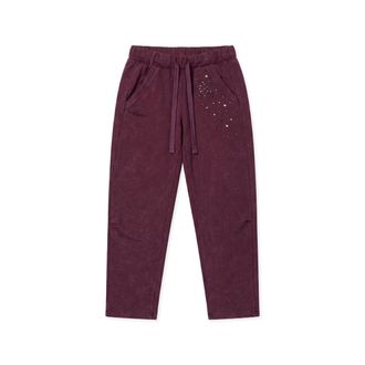 Freddy Pantaloni Sportivi da Donna con Strass Colorati