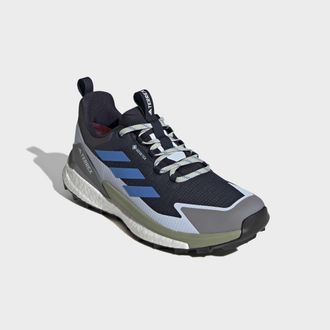 ADIDAS TERREX Wanderschuh ADIDAS TERREX TERREX FREE HIKER 2.0 LOW GORE-TEX, Herren, Gr. 42,5, legend ink, ray blau, crystal sky, Synthetik, Textil, Schuhe Wandersch