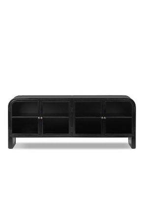 Anthropologie Breya Curved Iron Media Console