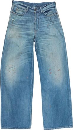 Acne Studios Pantaloni con applicazione 2021 - Blu