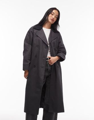Levi's Bree - Trench nero slavato