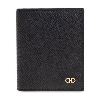 Ferragamo Wallets & Cardholders, male, Black, Size: ONE SIZE Micro Gancio Card Holder