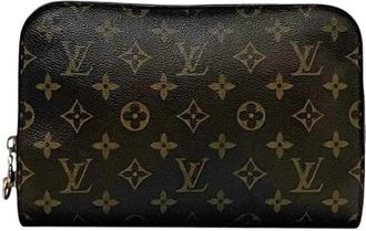Louis Vuitton Brown Monogram Monogram Clutch Bag (Pre-Owned)
