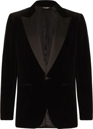 Dolce & Gabbana Cotton Single-Breasted Jacket