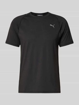 Puma T-Shirt mit Label-Print in Black, Gr&ouml;&szlig;e XXL