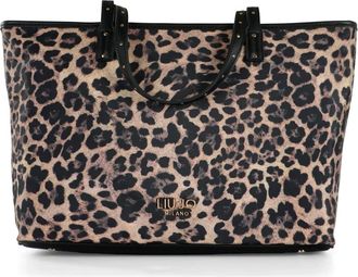 Liu Jo Shopping Bag Macul. Naturale - Dames - Shoppers - Veelkleurig - ONE Size - Polyester - Tassen