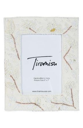 Tiramisu Oasis Botanical Beaded Picture Frame in Multi at Nordstrom Rack