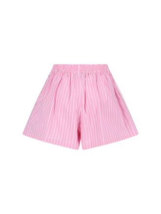 Balenciaga Womens Trousers Pink Cotton